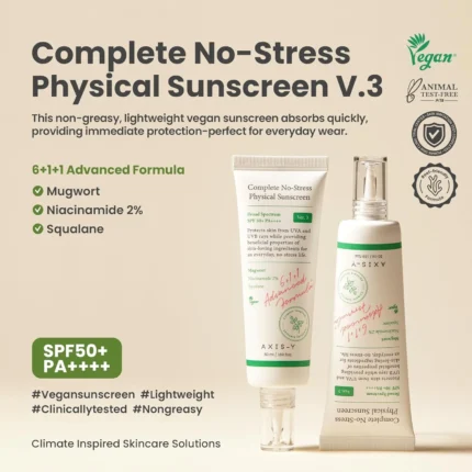 axis y complete no stress physical sunscreen