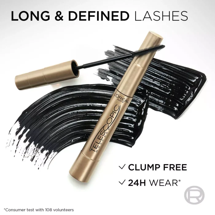 loreal-paris-telescopic-mascara-1-black-8-ml-1185-302-0001_3 Loreal Paris - Telescopic Mascara - Black - Image 1