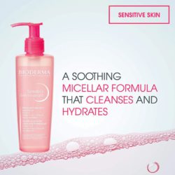 bioderma sensibio soothing micellar face wash