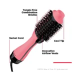Revlon - One Step Volumiser Hair Styler Rose Edition REV-RVDR5222VUK - Image 2