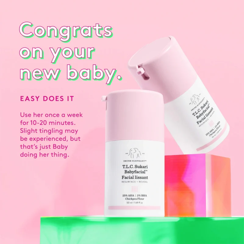 drunk elephant t l c sukari babyfacial 50ml