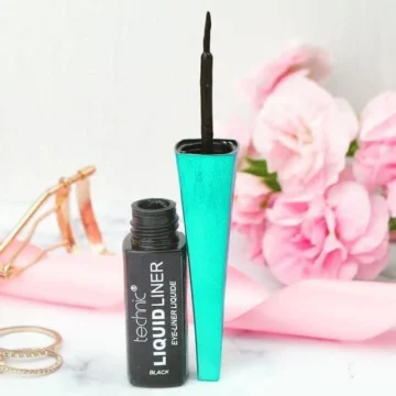 Technic - Waterproof Liquid Eyeliner Black - 6ml
