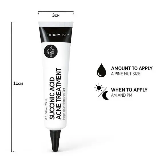 the inkey list succinic acid acne treatment