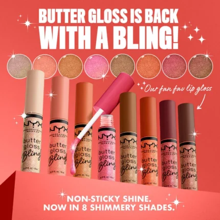 nyx butter gloss non sticky lip gloss