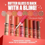 nyx butter gloss non sticky lip gloss