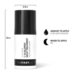the inkey list c 50 blemish night treatment