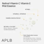 Aplb - Retinol Vitamin C Vitamin E Mist Essence - 105ml - Image 3