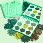 colourpop pressed eyeshadow powder luck