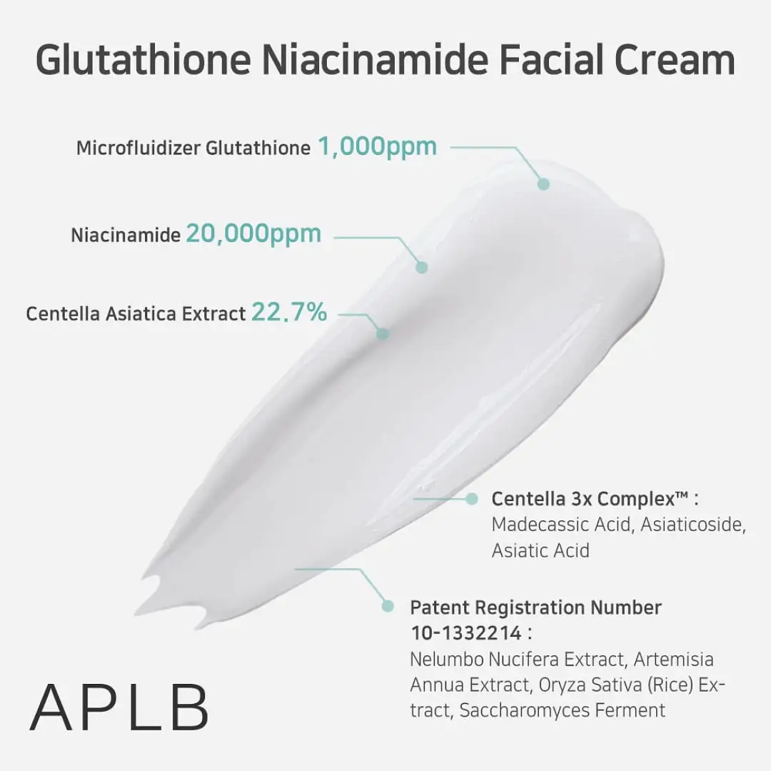 Aplb - Glutathione Niacinamide Facial Cream - 55ml  100% Original Products  In Bangladesh |