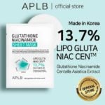 aplb glutathione niacinamide sheet mask 25ml
