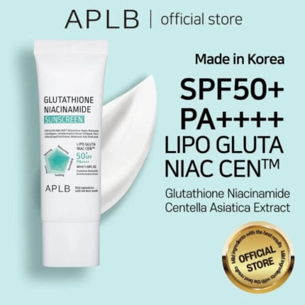 aplb glutathione niacinamide sunscreen 40ml