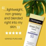 Neutrogena - Sheer Zinc Mineral Face Sunscreen Lotion With Broad Spectrum Spf 50 - 88ml - Image 3