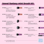Real Technique - 11 Piece Travel Fantasy Mini Brush Set, - 4285 - Image 3