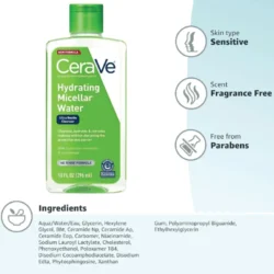 cerave hydrating micellar water ultra gentle