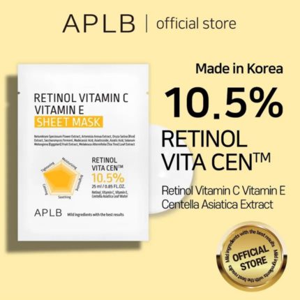 aplb retinol vitamin c vitamin e sheet mask