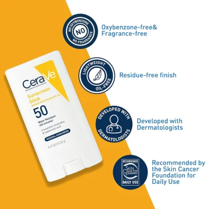 cerave sunscreen stick broad spectrum spf 50