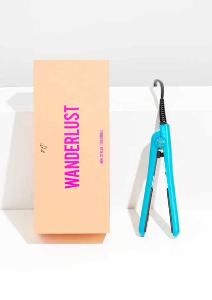 Pythair - Mini Ceramic Styler - Turquoise - Lavishta pythair mini ceramic styler turquoise