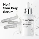 numbuzin no 4 ceramide aha glazed skin prep
