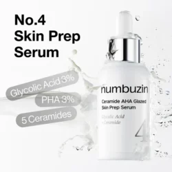 numbuzin no 4 ceramide aha glazed skin prep