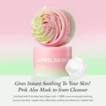 april skin pink aloe pack cleanser 120g