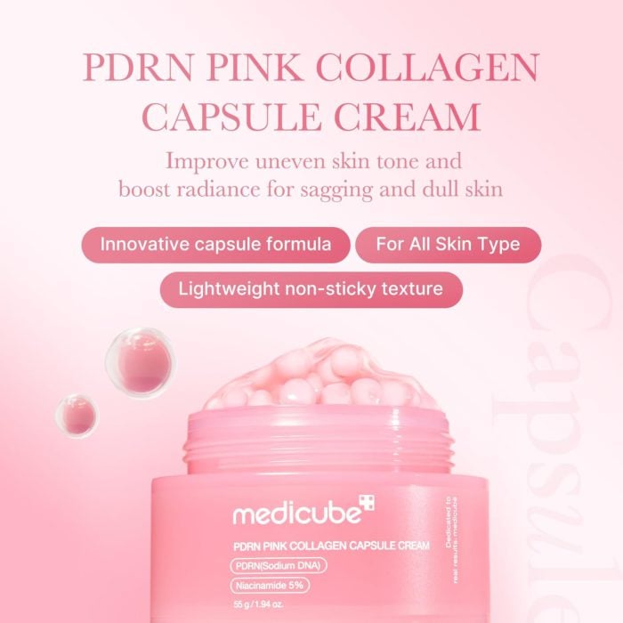 71mAY57tPQL._SL1500_ medicube pdrn pink collagen capsule cream 55g