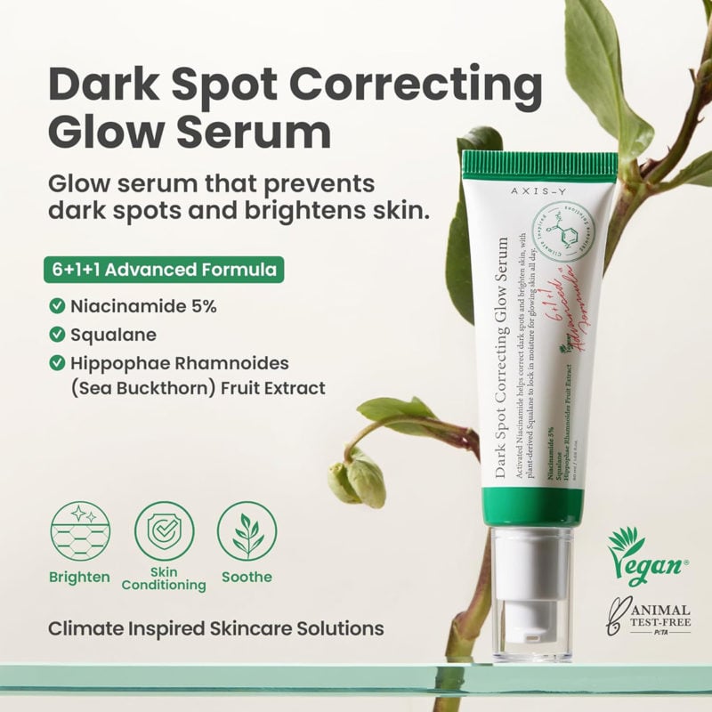 axis y dark spot correcting glow serum