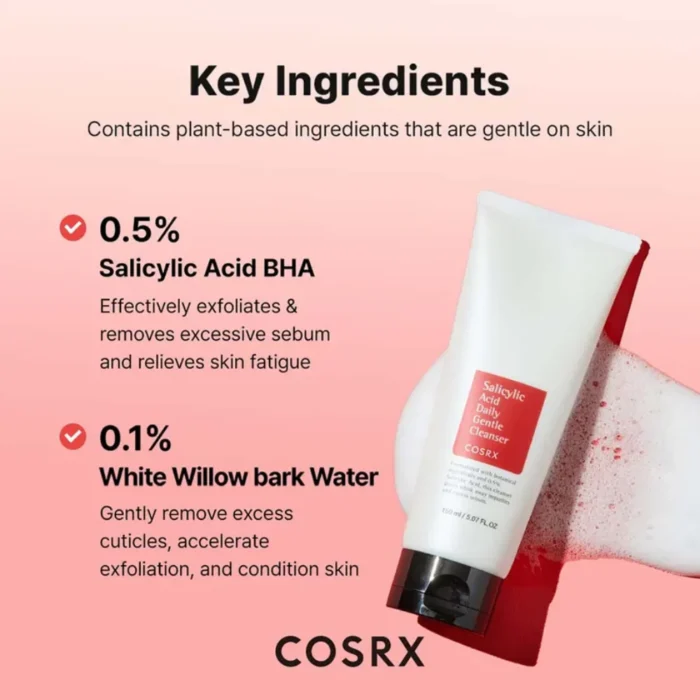 CX0044-1 cosrx salicylic acid daily gentle cleanser