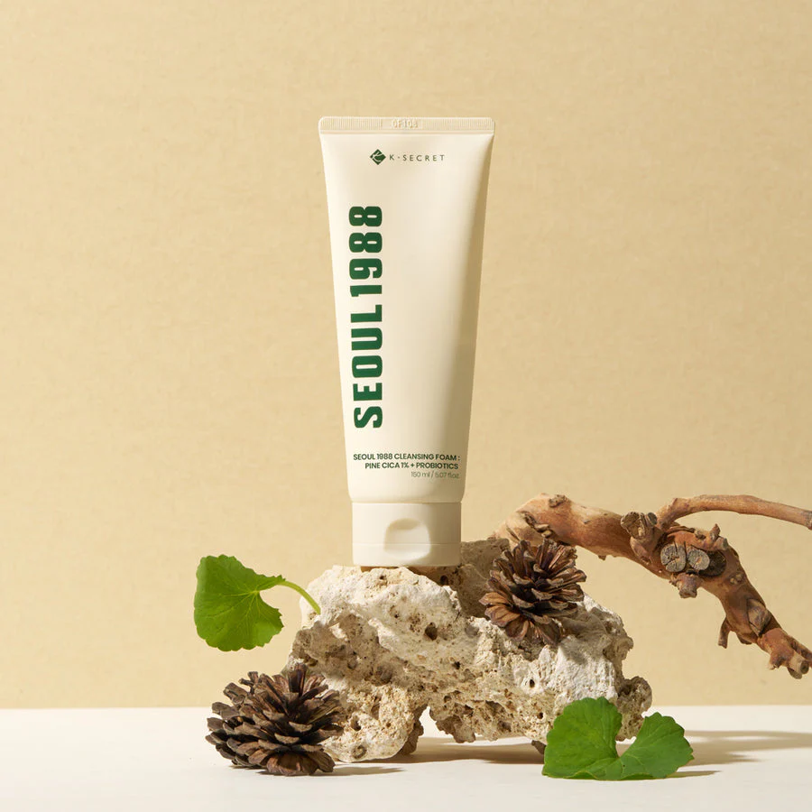 KSECRET - Seoul 1988 Cleansing Foam : Pine Cica 1% + Probiotics - 150ml - Image 2