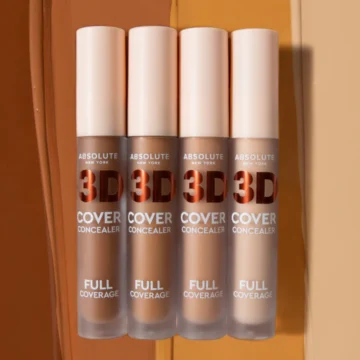Home Absolute New York - 3D Cover Concealer is a variable face concealer with eight confirmed MFDC shade options, made for targeted coverage and smoother base makeup. - Lavishta