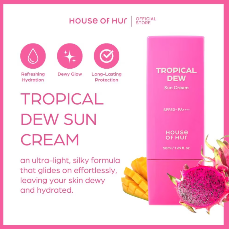 house of hur tropical dew sun cream 50ml