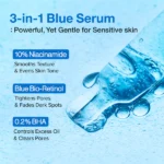 Numbuzin - No.3 Blue Bio-Retinol Pore Refining Serum - 30ml - Image 2