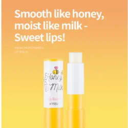 apieu honey and milk lip balm 3 3g