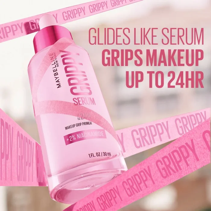 maybelline-grippy-serum-primer-grippy-serum-us-41554097993-av23_1064x1064 Maybelline - Grippy Serum Up To 24hr Hydrating Grip Primer - 30ml - Image 1