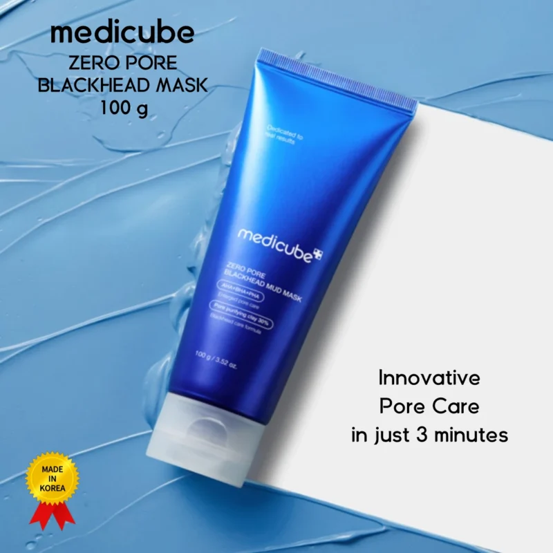 medicube zero pore blackhead mud mask 100g