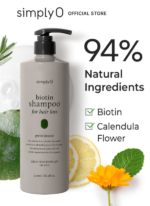 simplyo biotin shampoo for hair loss green