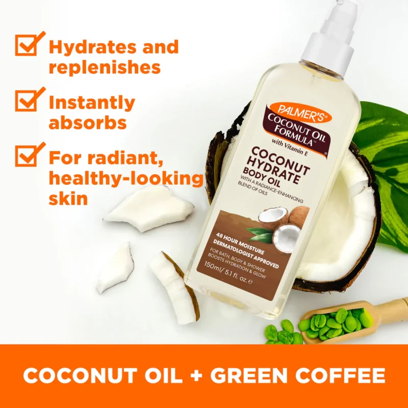 palmer s coconut hydrate body oil 150ml