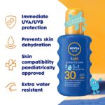 Nivea - Kids Protect & Care Coloured Spray Sun Cream SPF50+ - 200ml - Image 2