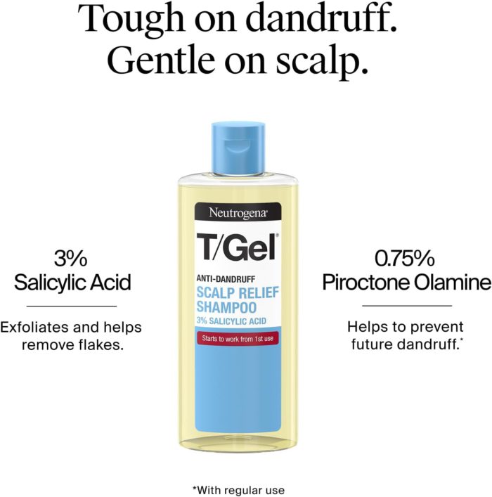 61Qv0LsGcWL._AC_SL1500_ Neutrogena - T/Gel® Anti-dandruff Scalp Relief Shampoo For Itchy, Flaky Scalp - 150ml - Image 1