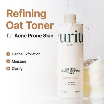 purito oat pdrn gentle refining toner 200ml