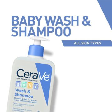 cerave baby wash and shampoo