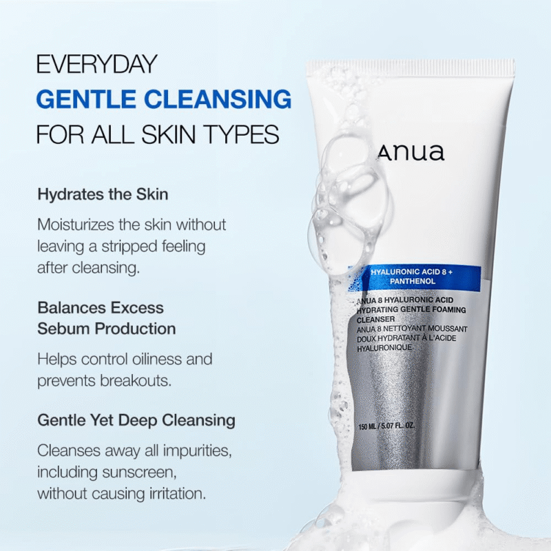 anua 8 hyaluronic acid hydrating gentle