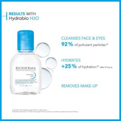 bioderma hydrabio h2o micellar water face