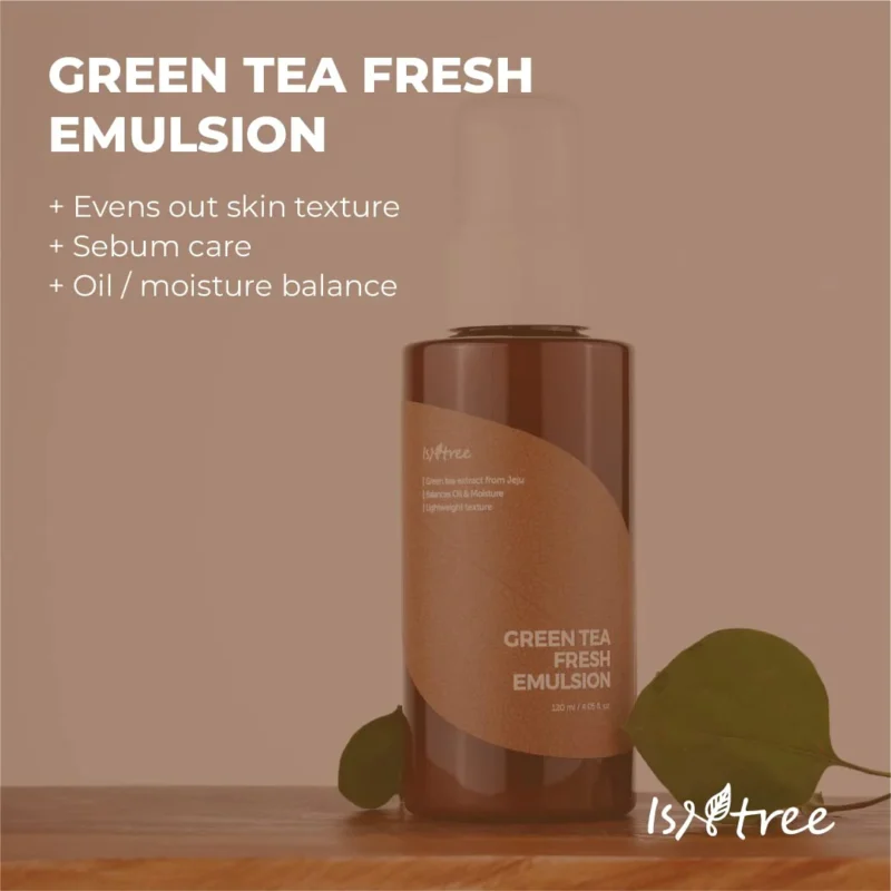 isntree green tea fresh emulsion 120ml