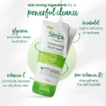 Simple - Kind To Skin Moisturising Face Wash - 150ml - Image 3