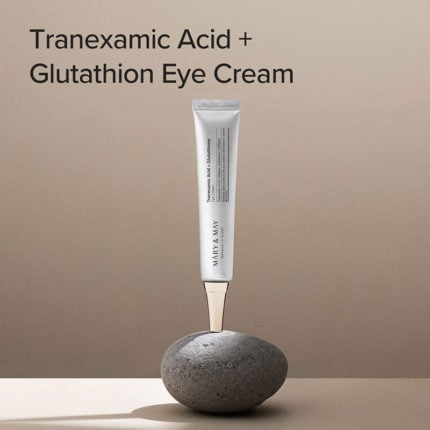 Mary & May - Tranexamic Acid+glutathion Eye Cream - 12gm is a K-Beauty eye cream for targeted under-eye care, offering a compact 12gm format for daily routine use. - Lavishta
