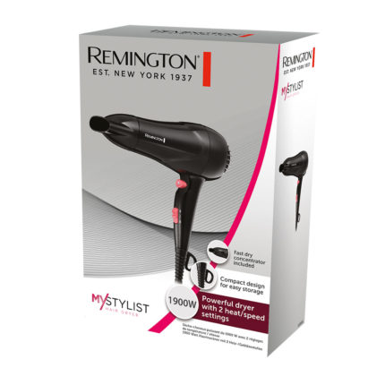 remington my stylist hair dryer 1900w d200