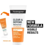 Neutrogena - Clear & Defend 0.5% Salicylic Acid Oil-Free Moisturiser - 50ml - Image 2