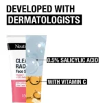 Neutrogena - Clear & Radiant Daily Face Scrub - 150ml - Image 4