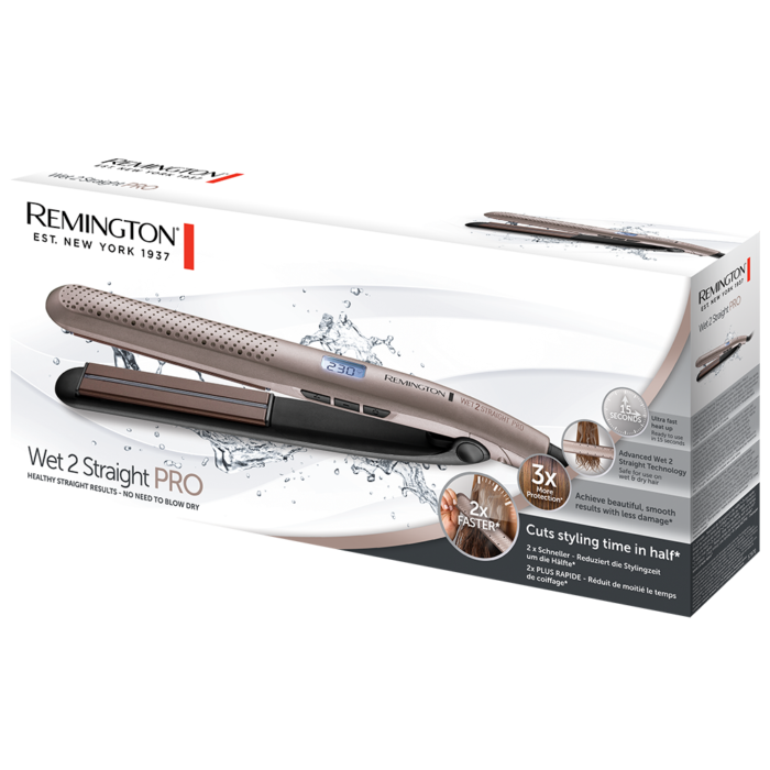 Remington - Wet2Straight Pro Hair Straightener - S7970 - S7970 remington wet2straight pro hair straightener
