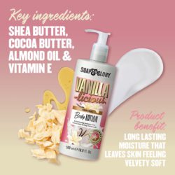 soap and glory vanilla licious body lotion